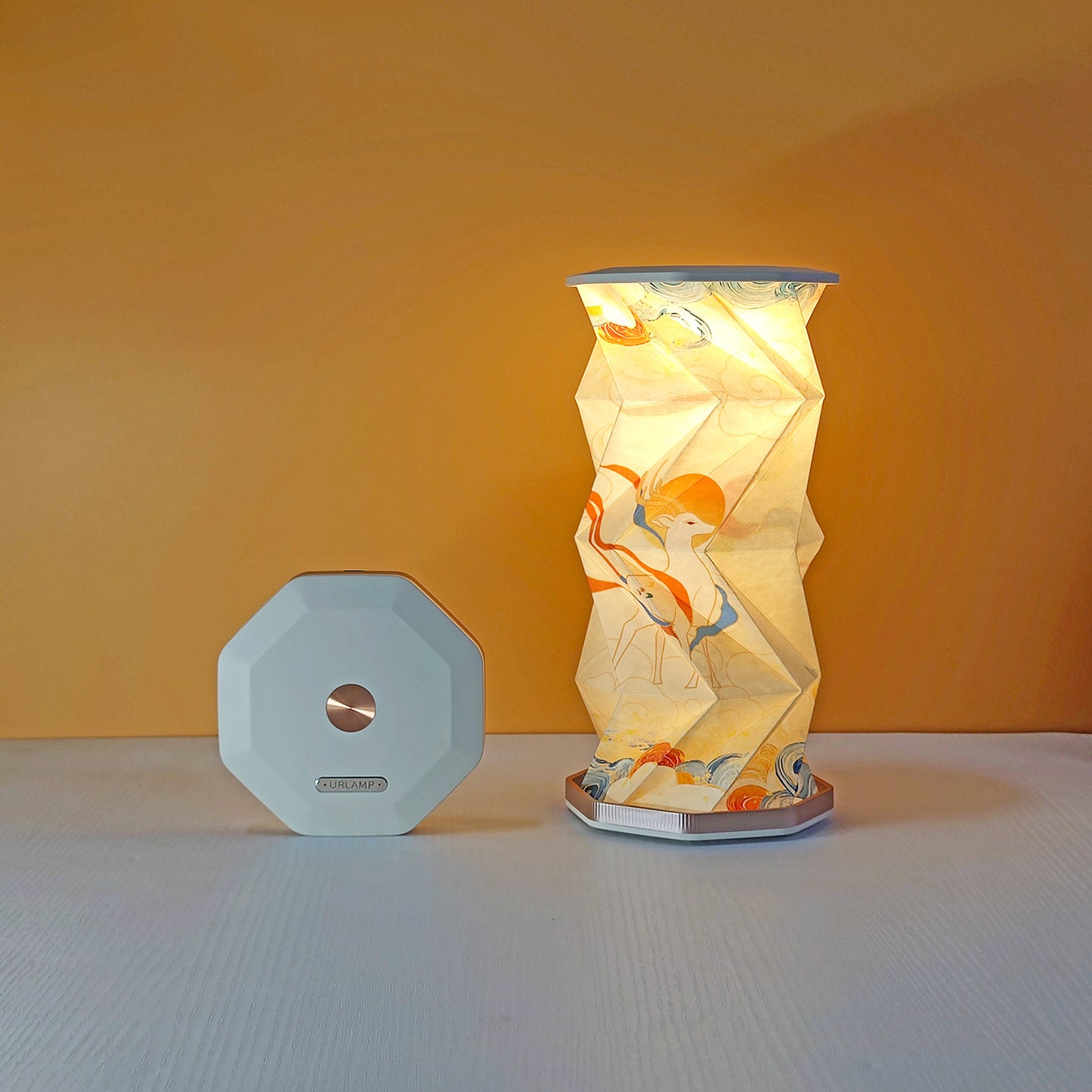 Folding Portable Rotating LED Lamp