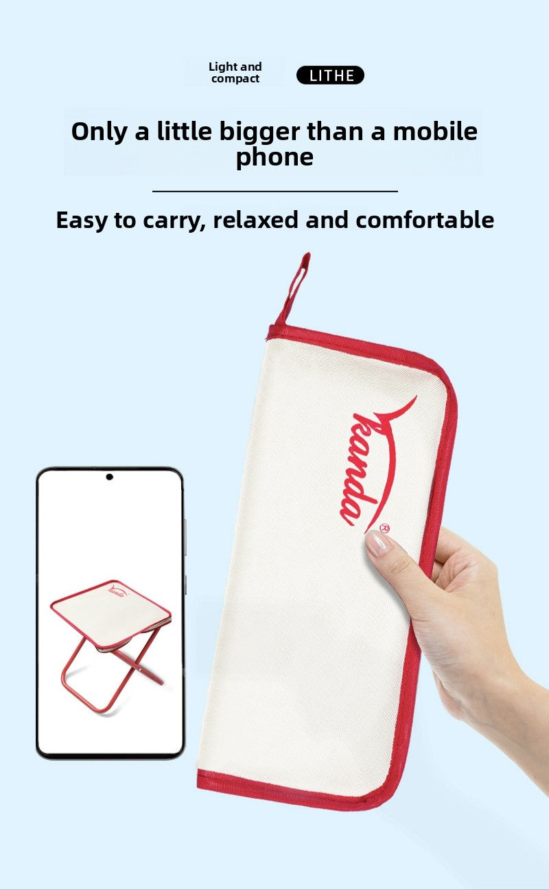 Pen case folding stool chair